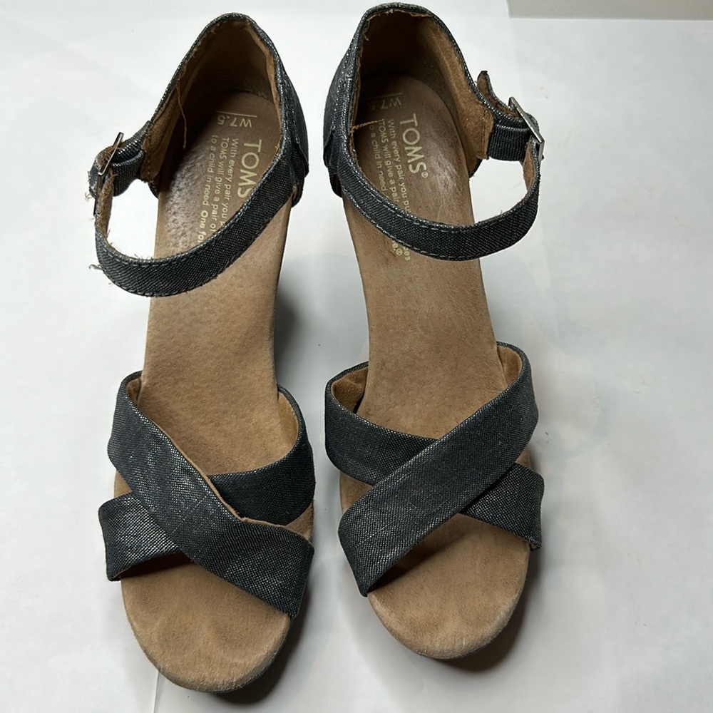 Toms Platform Wedge Sandals